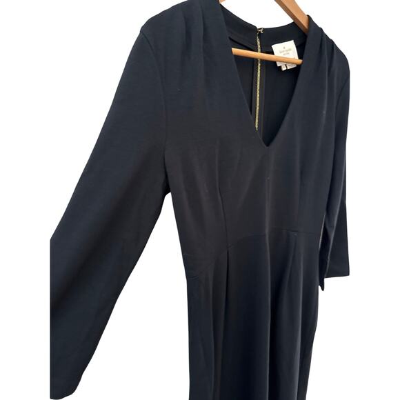 Kate‎ Spade Darlene Stretchy Sheath Midi Dress Black Size 10 - Picture 7 of 11